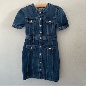 Maje Relvira Denim Dress French Size 2